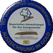 Bayerischen Umweltsiegel in Gold